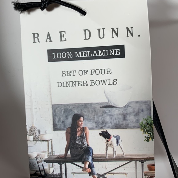 Rae Dunn Dinner Bowls - Picture 3 of 5